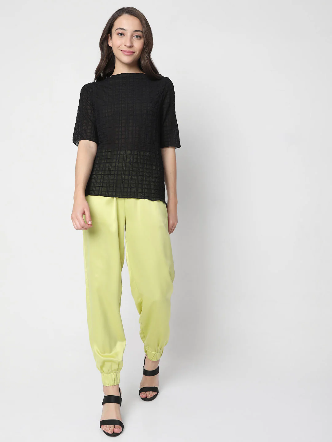 Black Textured Top - Image 5