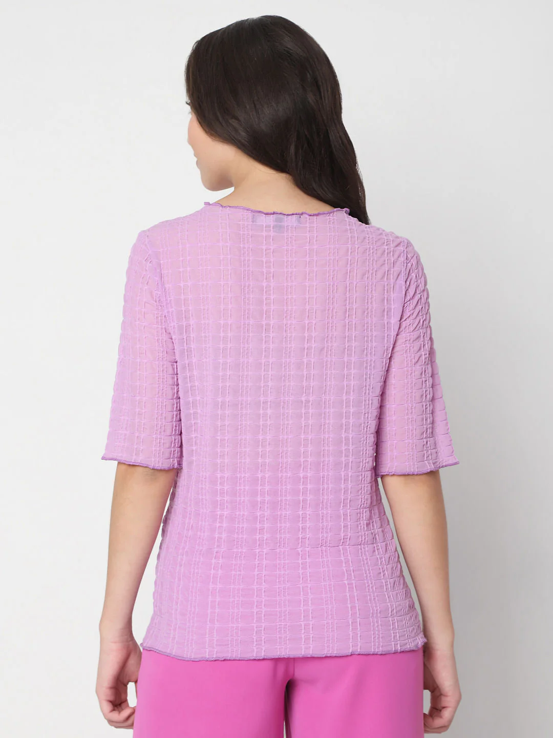 Purple Textured Top - Image 4