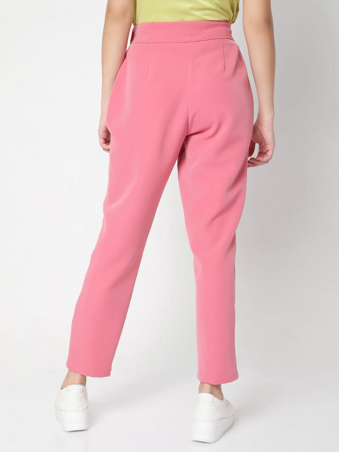 Pink Tailored Trousers - Image 4