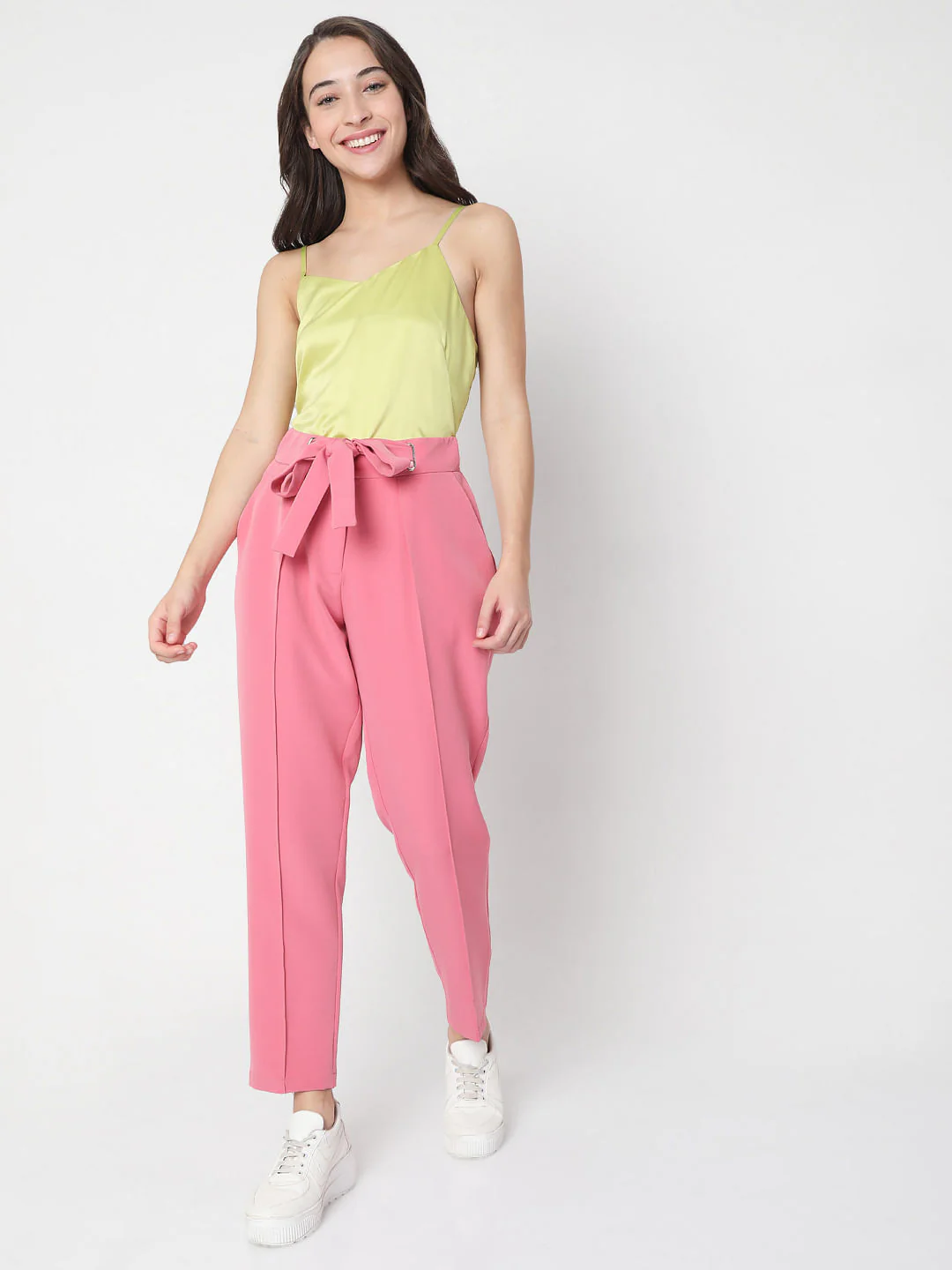 Pink Tailored Trousers - Image 6