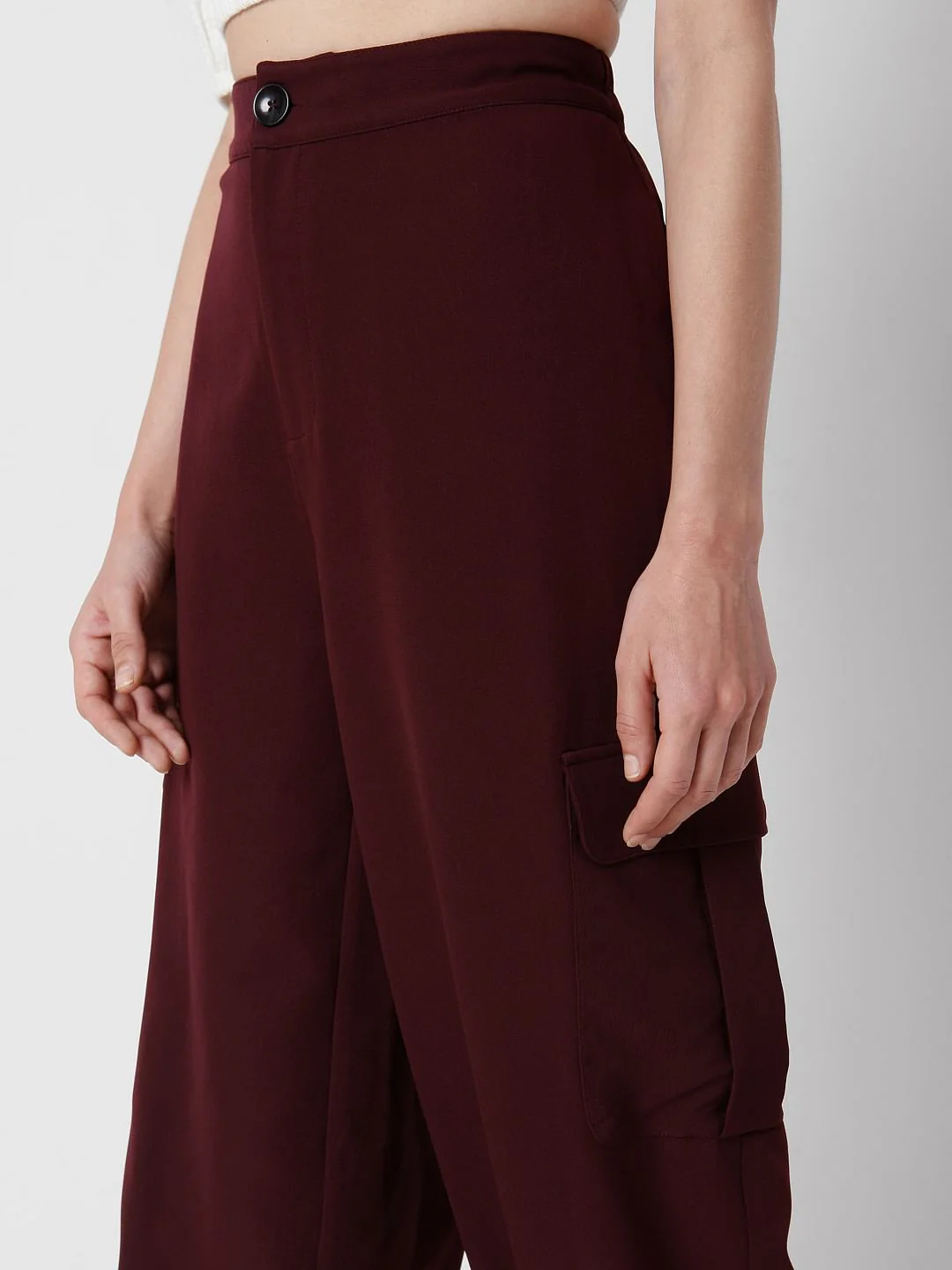 Maroon Baggy Pants - Image 5