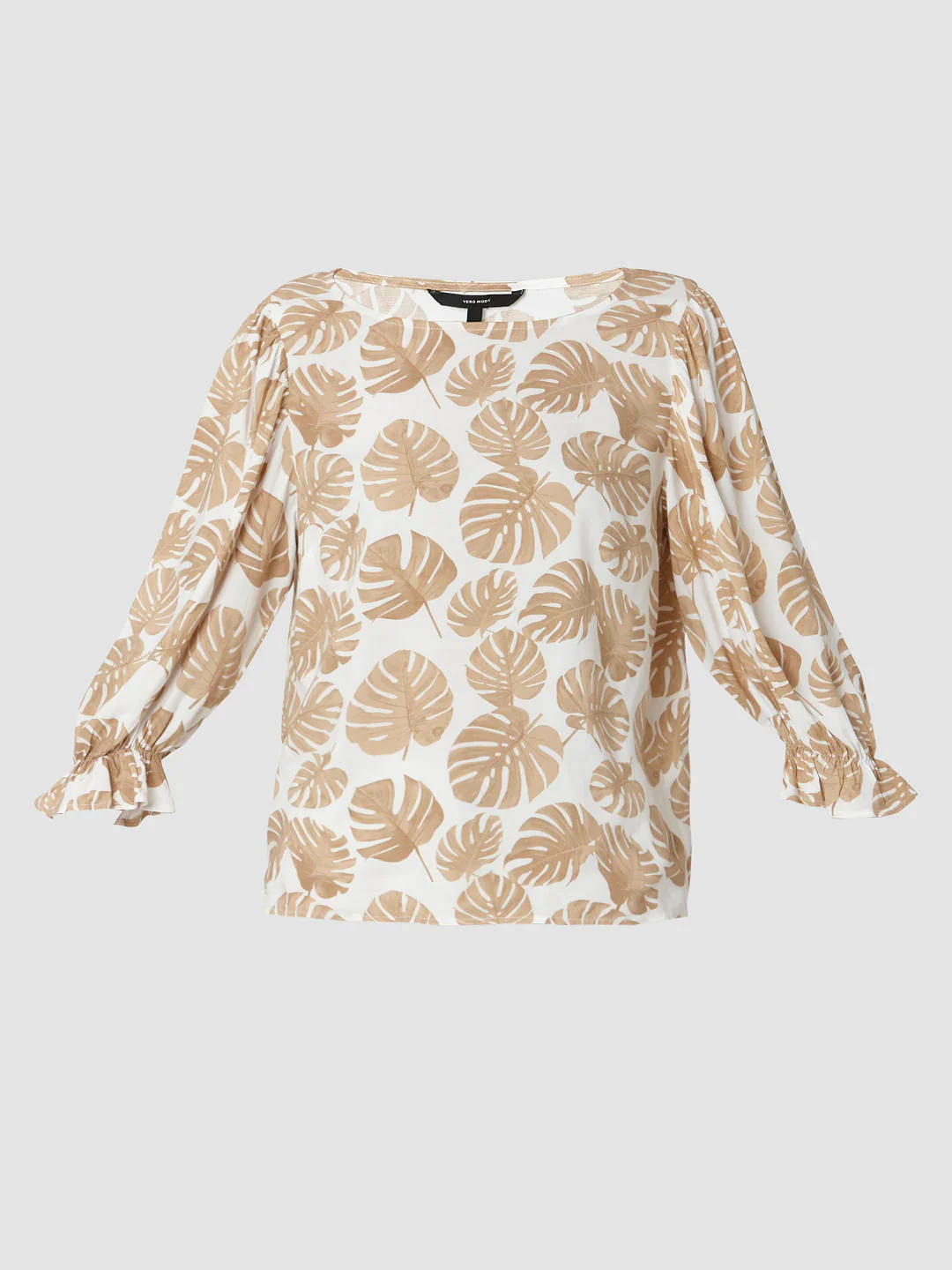 Brown Printed Top - Image 7
