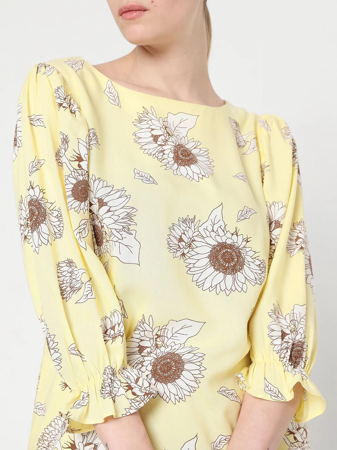 Yellow Floral Top - Image 6