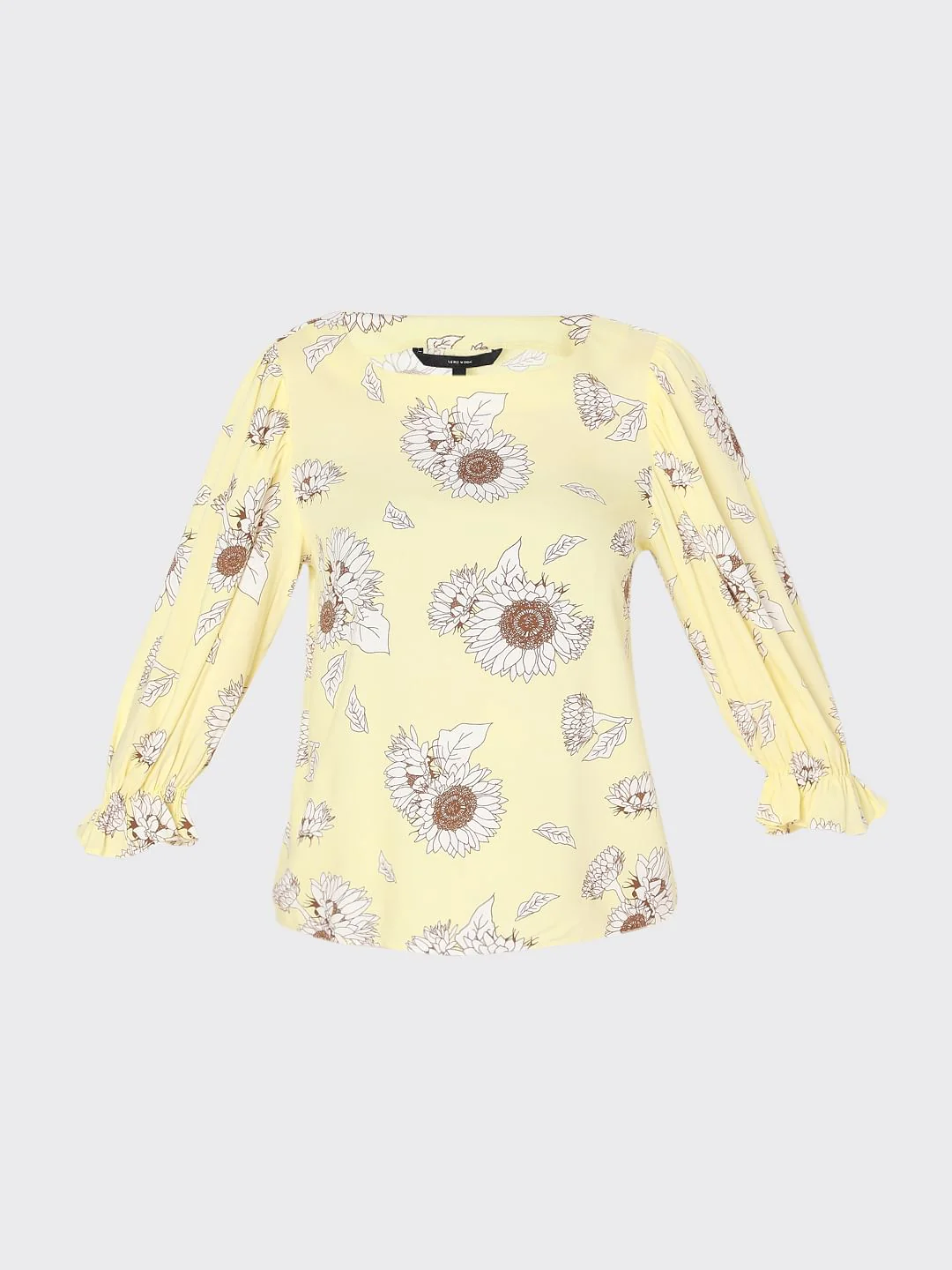 Yellow Floral Top - Image 7