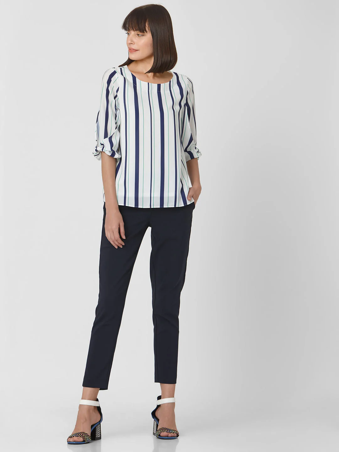 White Striped Top - Image 6