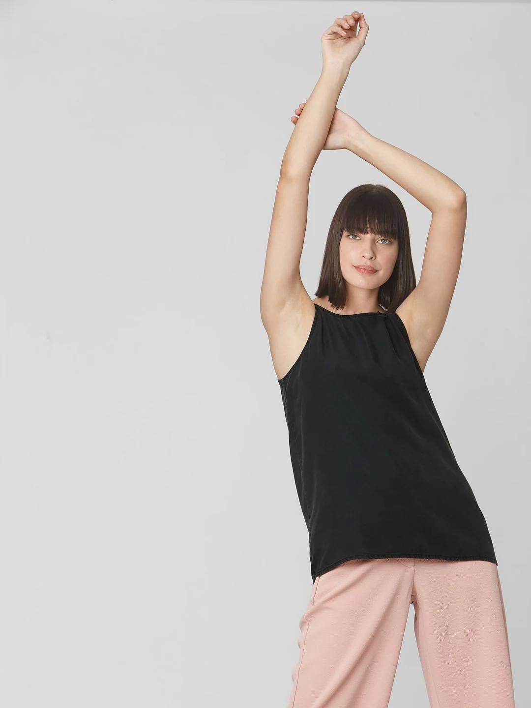 Black Sleeveless Top