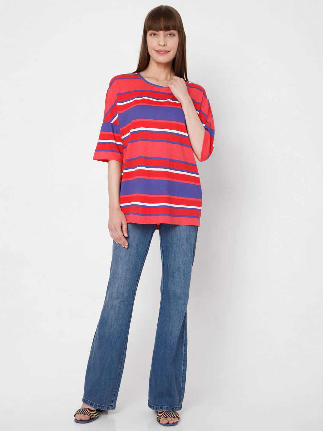 Pink Striped T-Shirt - Image 5