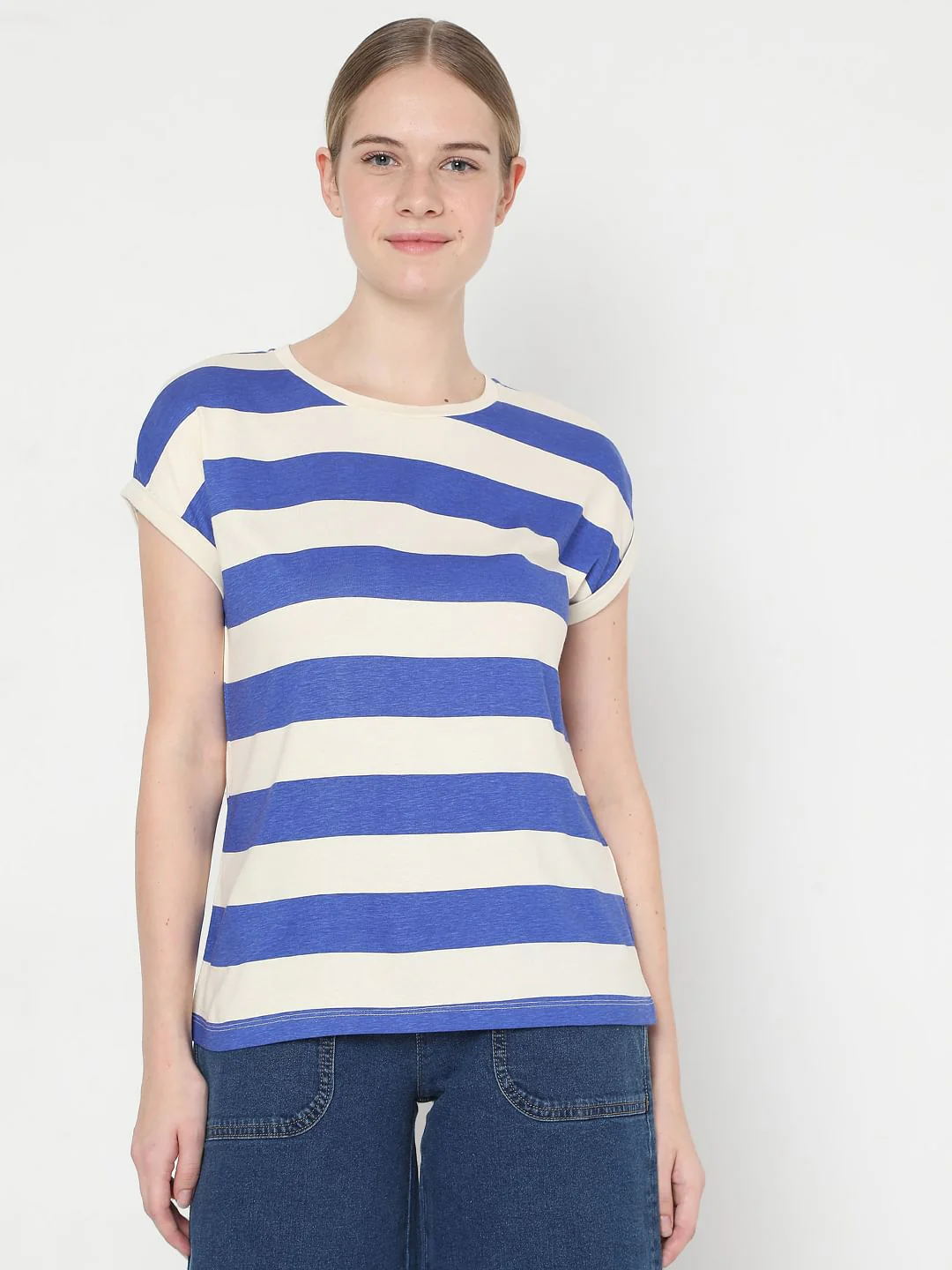 Blue Striped T-Shirt - Image 2