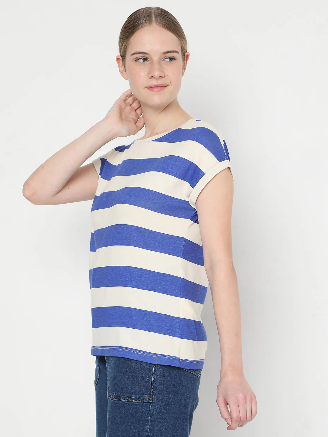 Blue Striped T-Shirt - Image 3