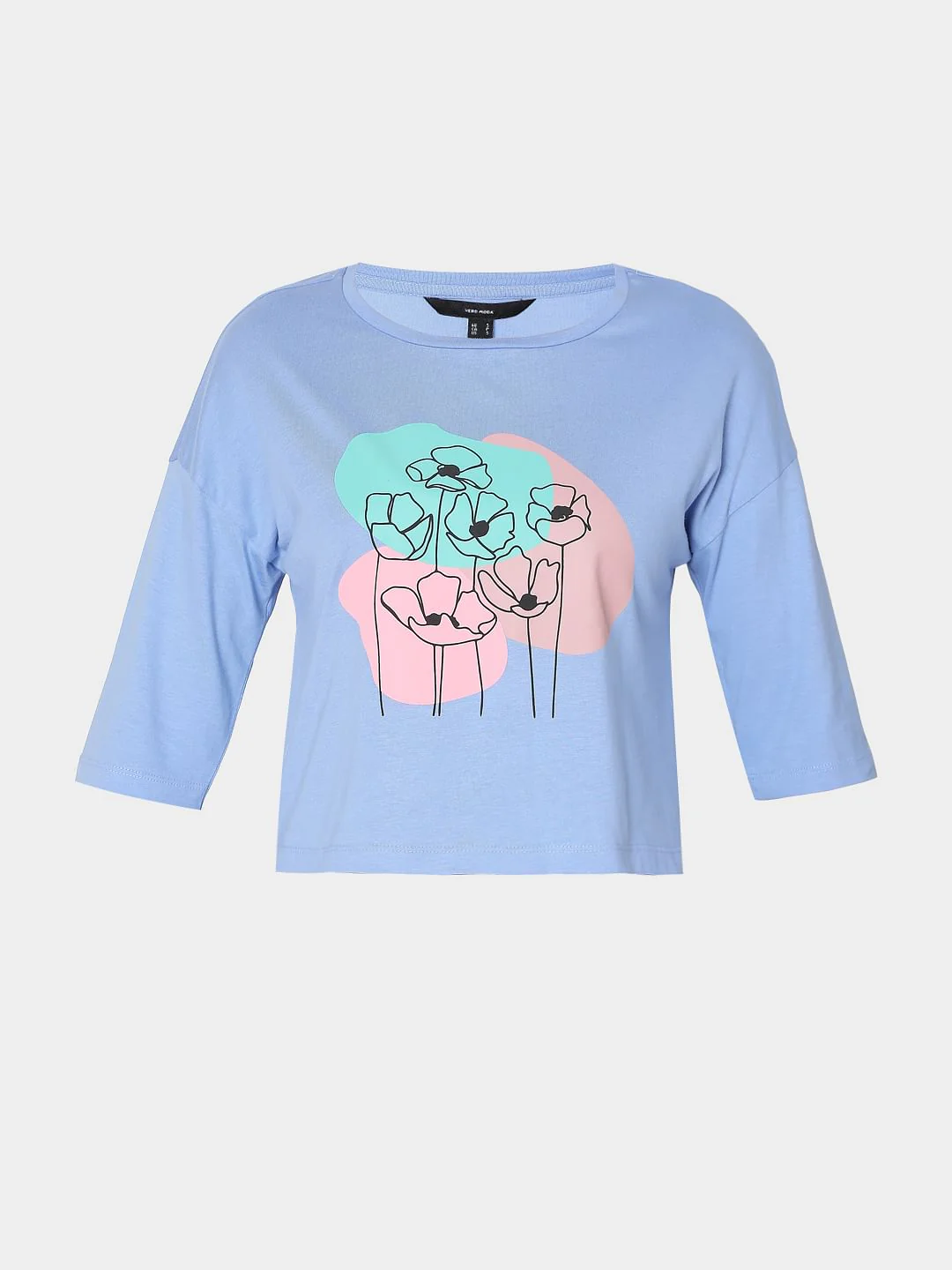 Blue Graphic Print T-Shirt - Image 7
