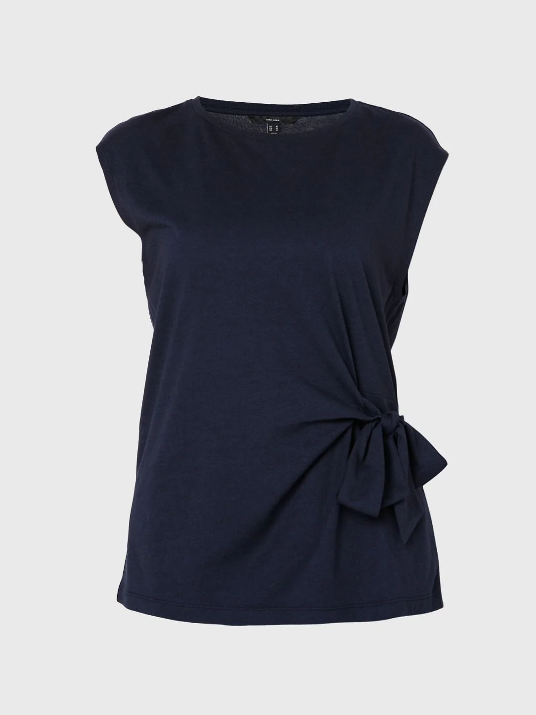 Blue Front Knot Top - Image 7