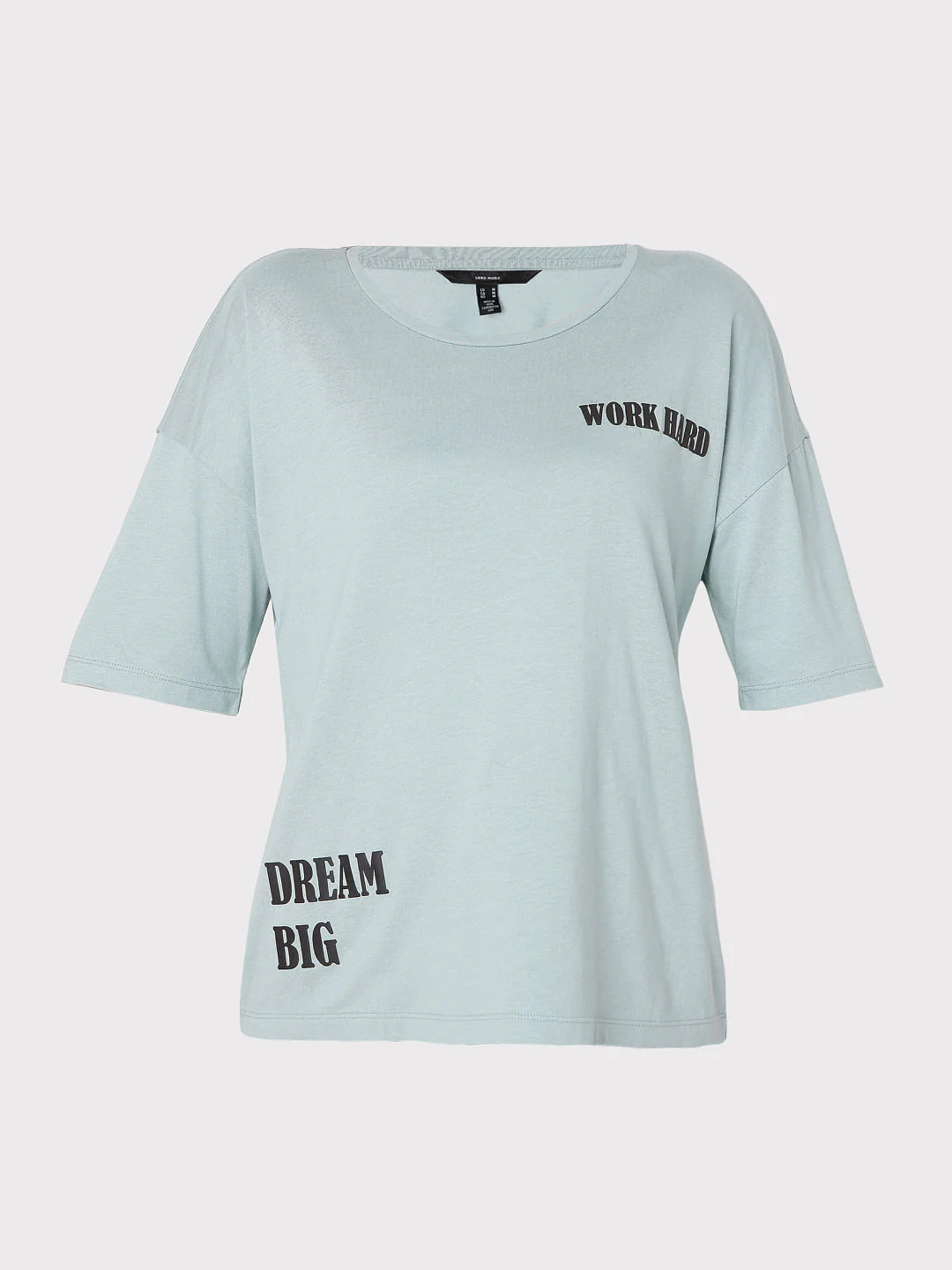 Green Text Print T-Shirt - Image 7
