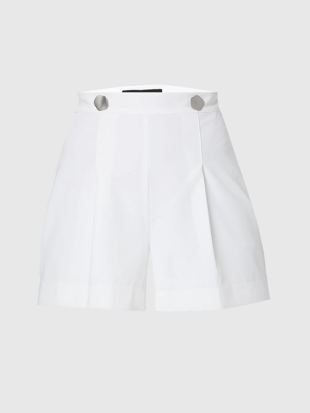 White High Rise Shorts - Image 7