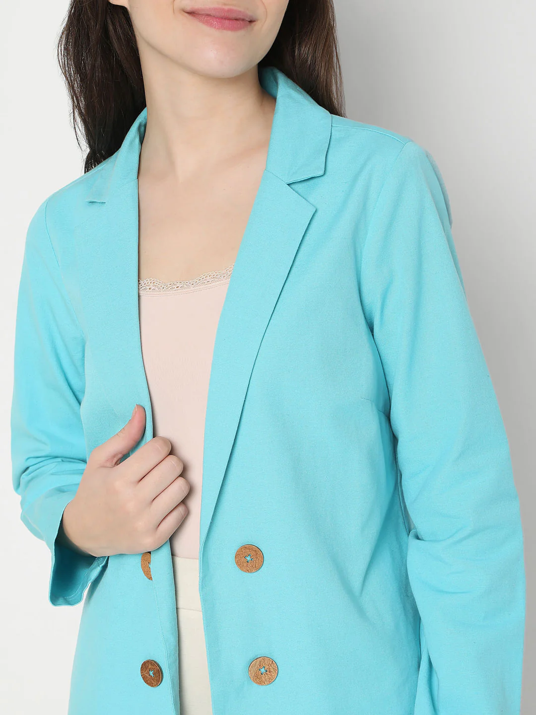 Light Blue Co-Ord Set Blazer - Image 6