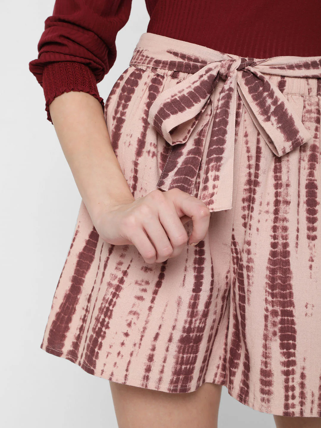 Pink Organic Cotton Tie Dye Shorts - Image 5