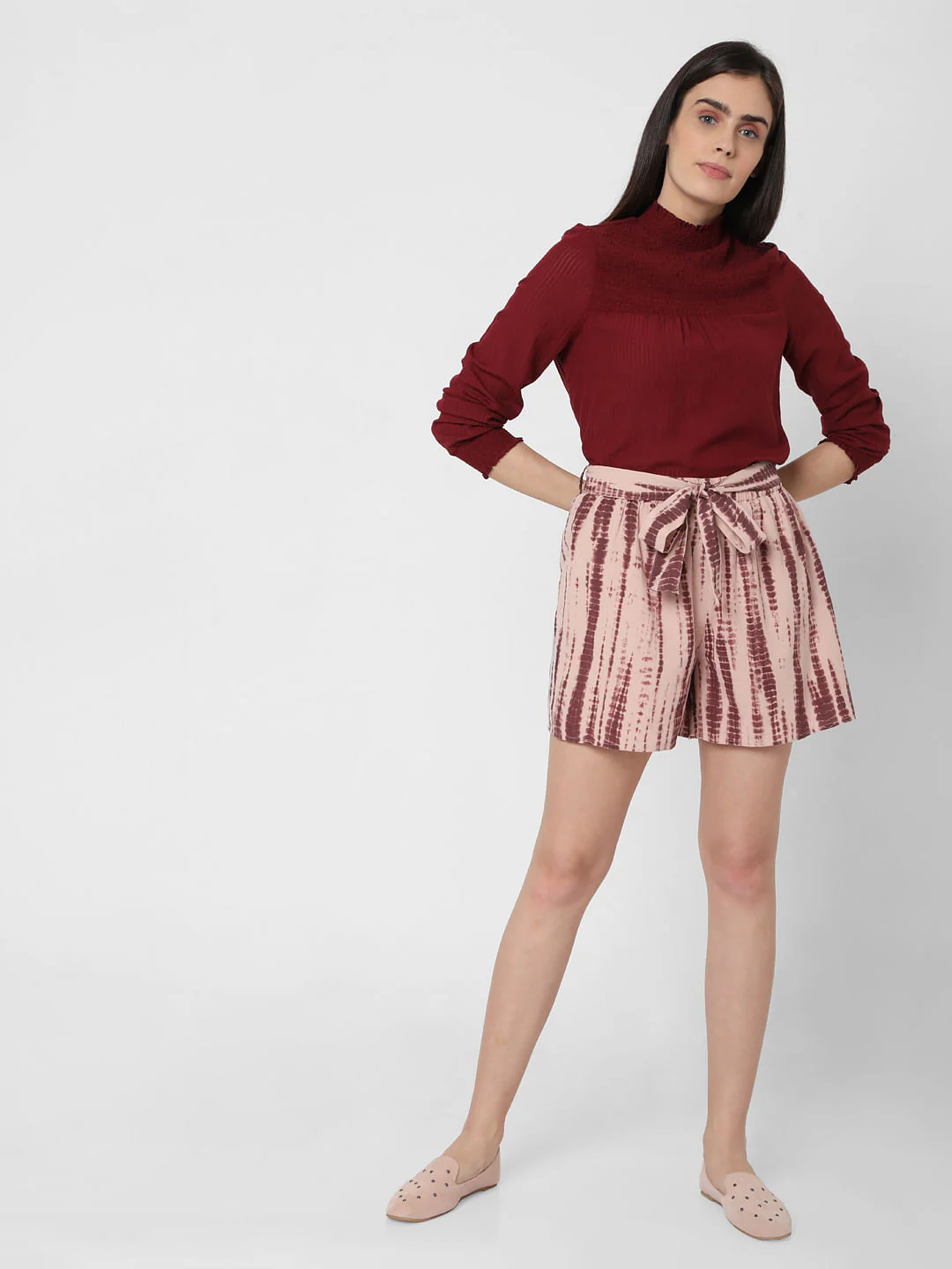 Pink Organic Cotton Tie Dye Shorts - Image 6