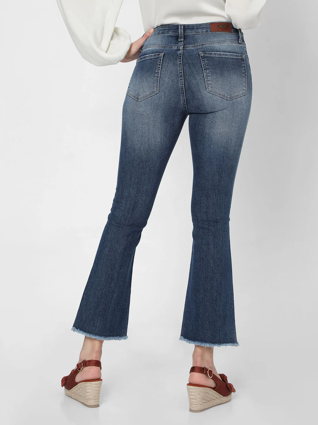 Black Mid Rise Bootcut Jeans - Image 4