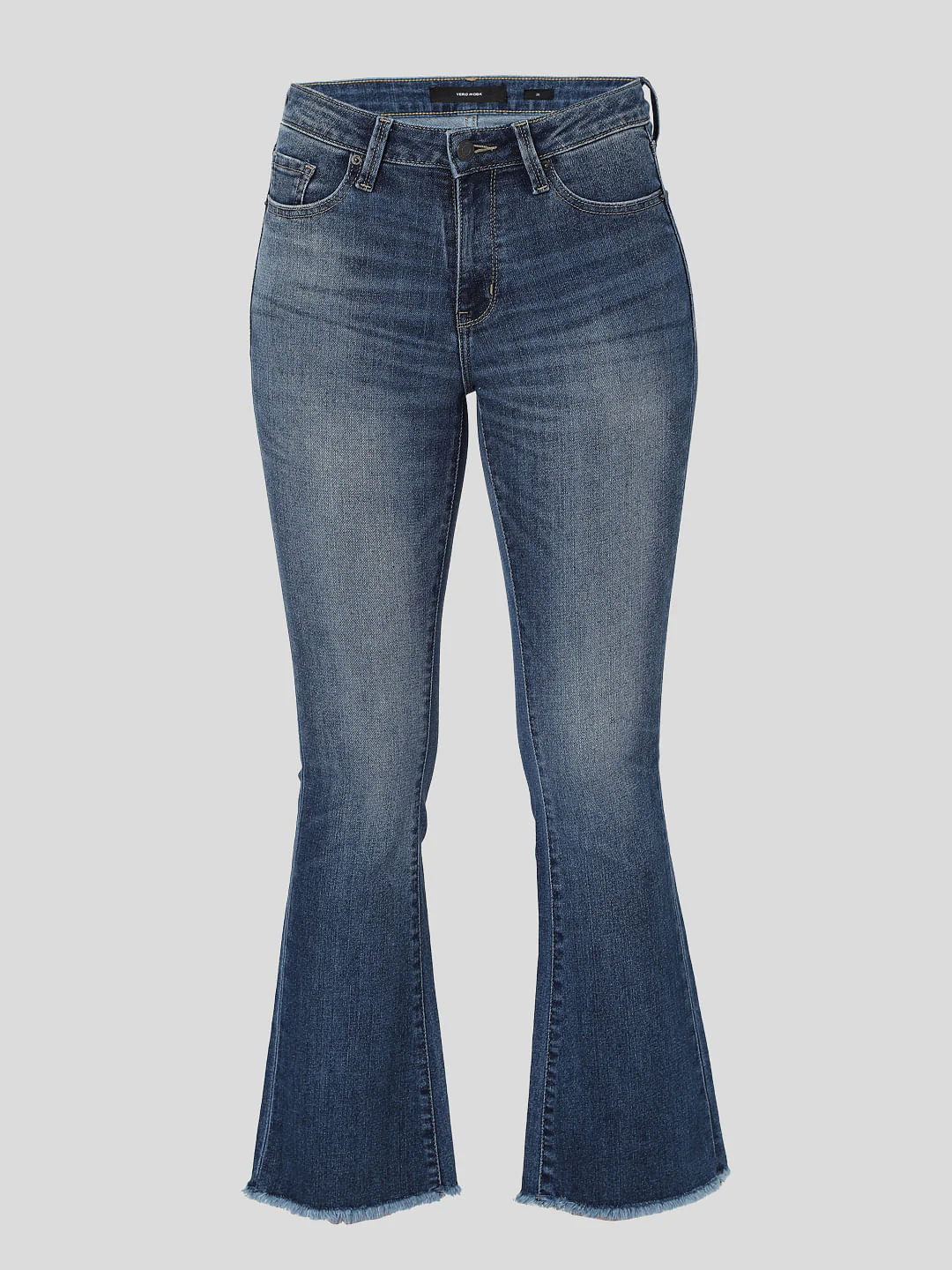 Black Mid Rise Bootcut Jeans - Image 7