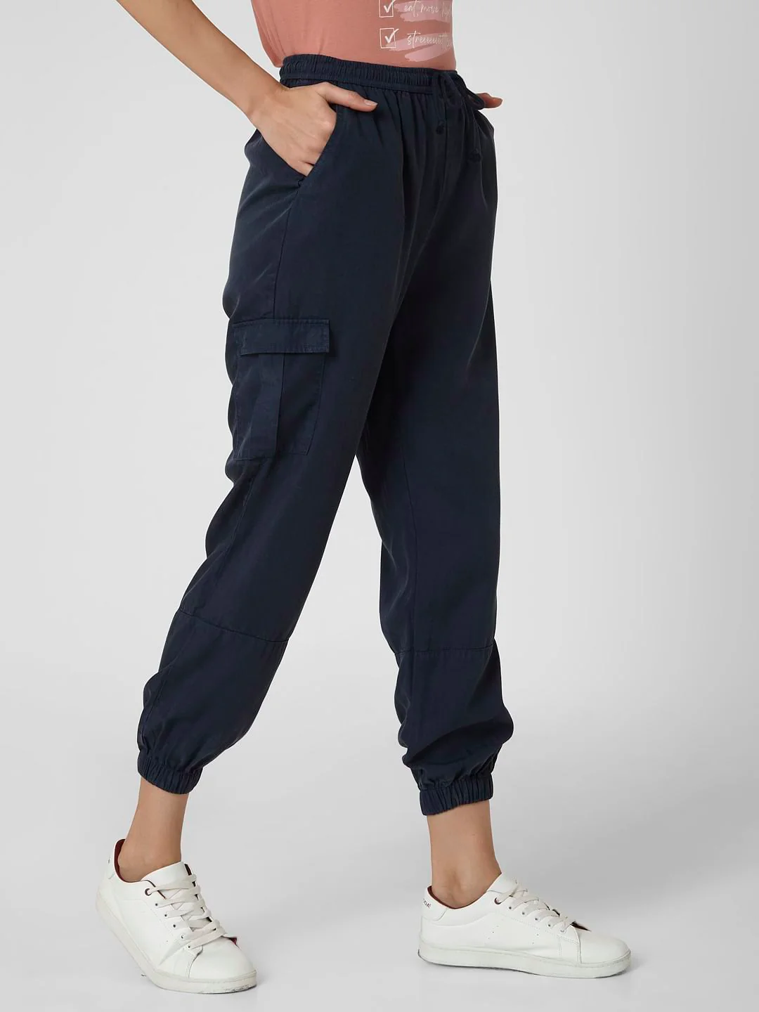 Navy Blue Joggers - Image 3