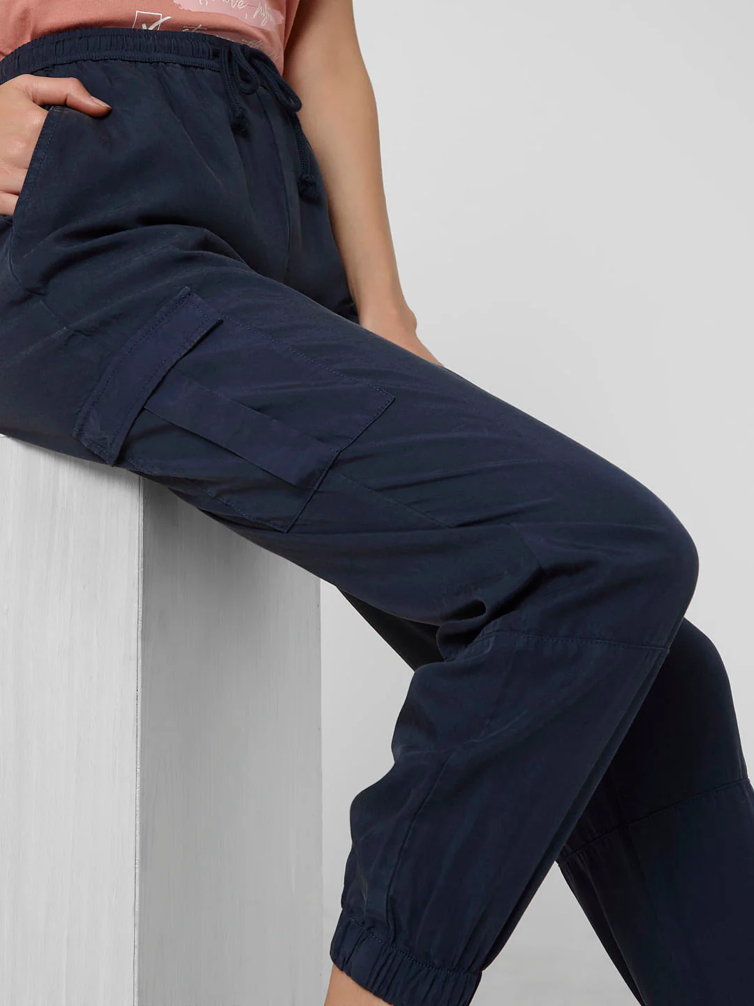 Navy Blue Joggers - Image 5