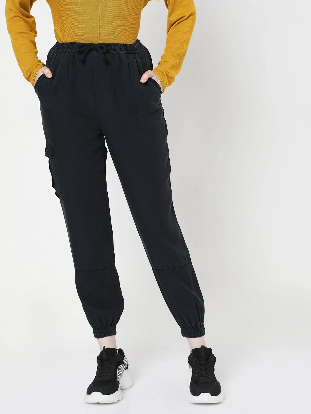 Blue Mid Rise Pants - Image 2
