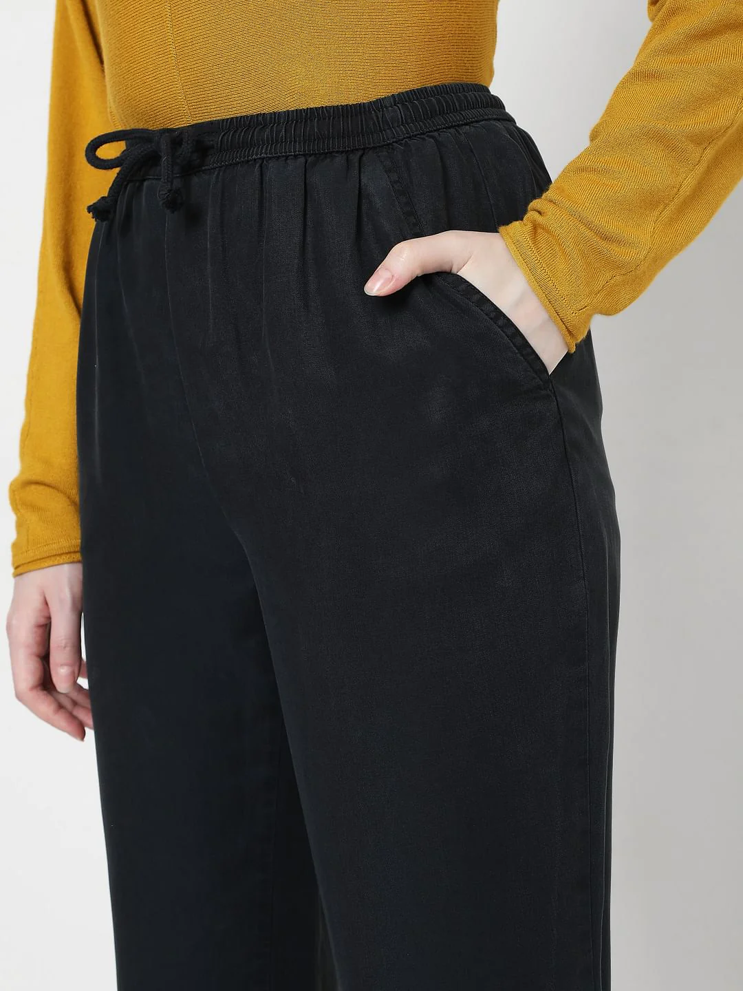 Blue Mid Rise Pants - Image 5