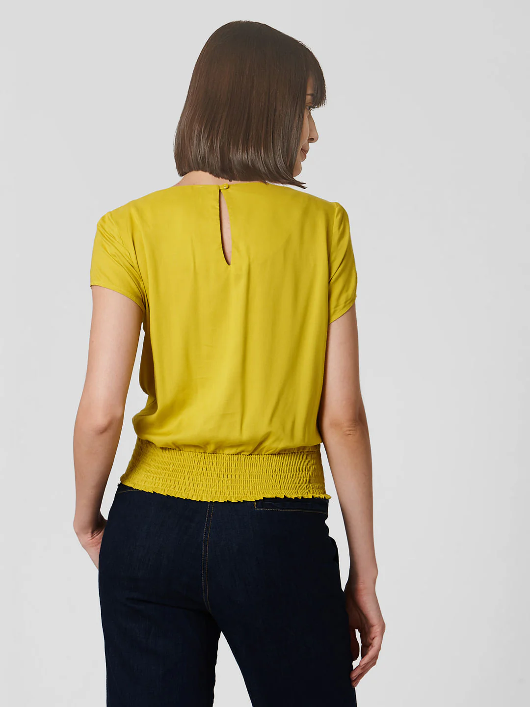 Mustard Front Twist Top - Image 4