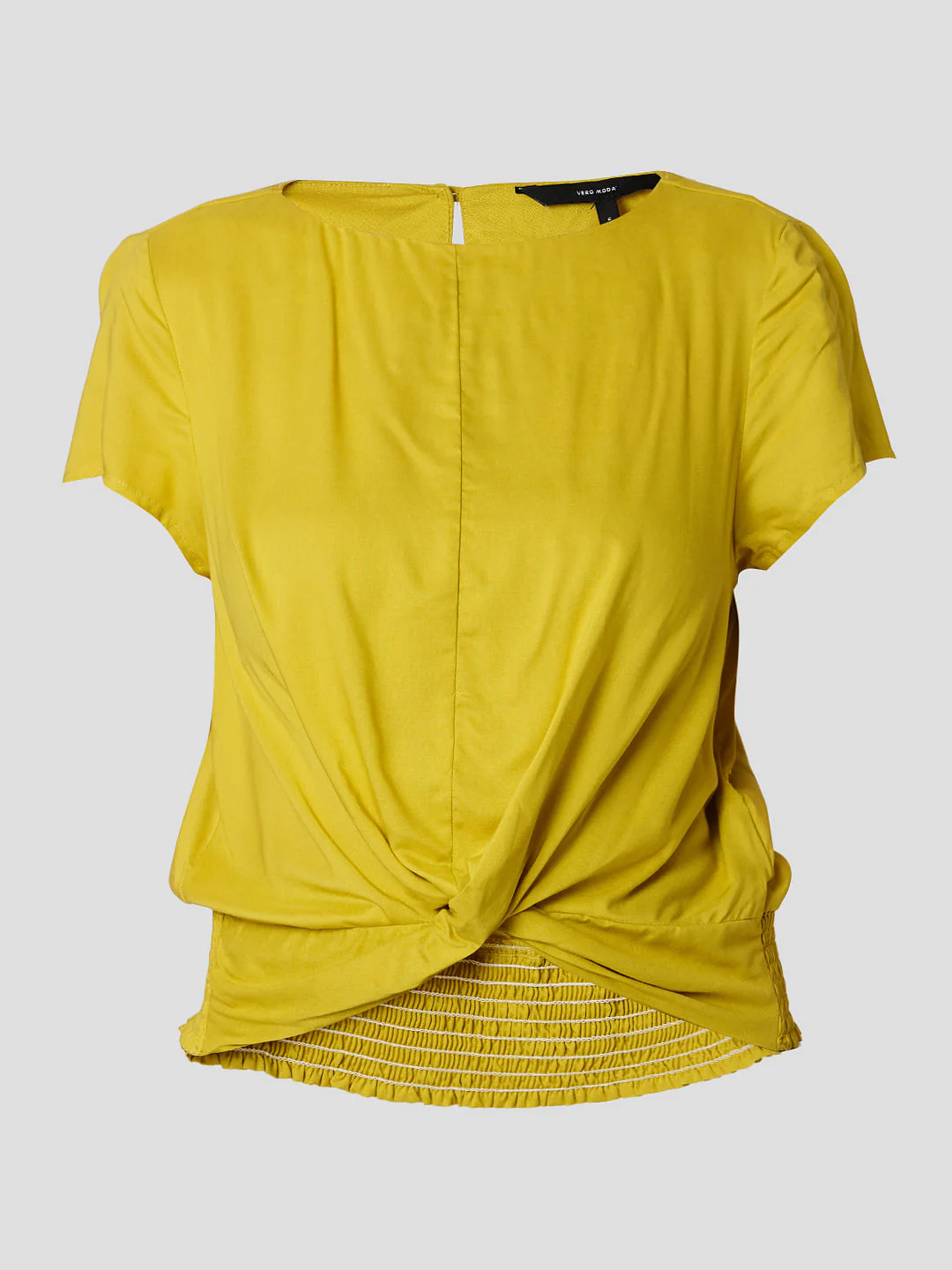 Mustard Front Twist Top - Image 7
