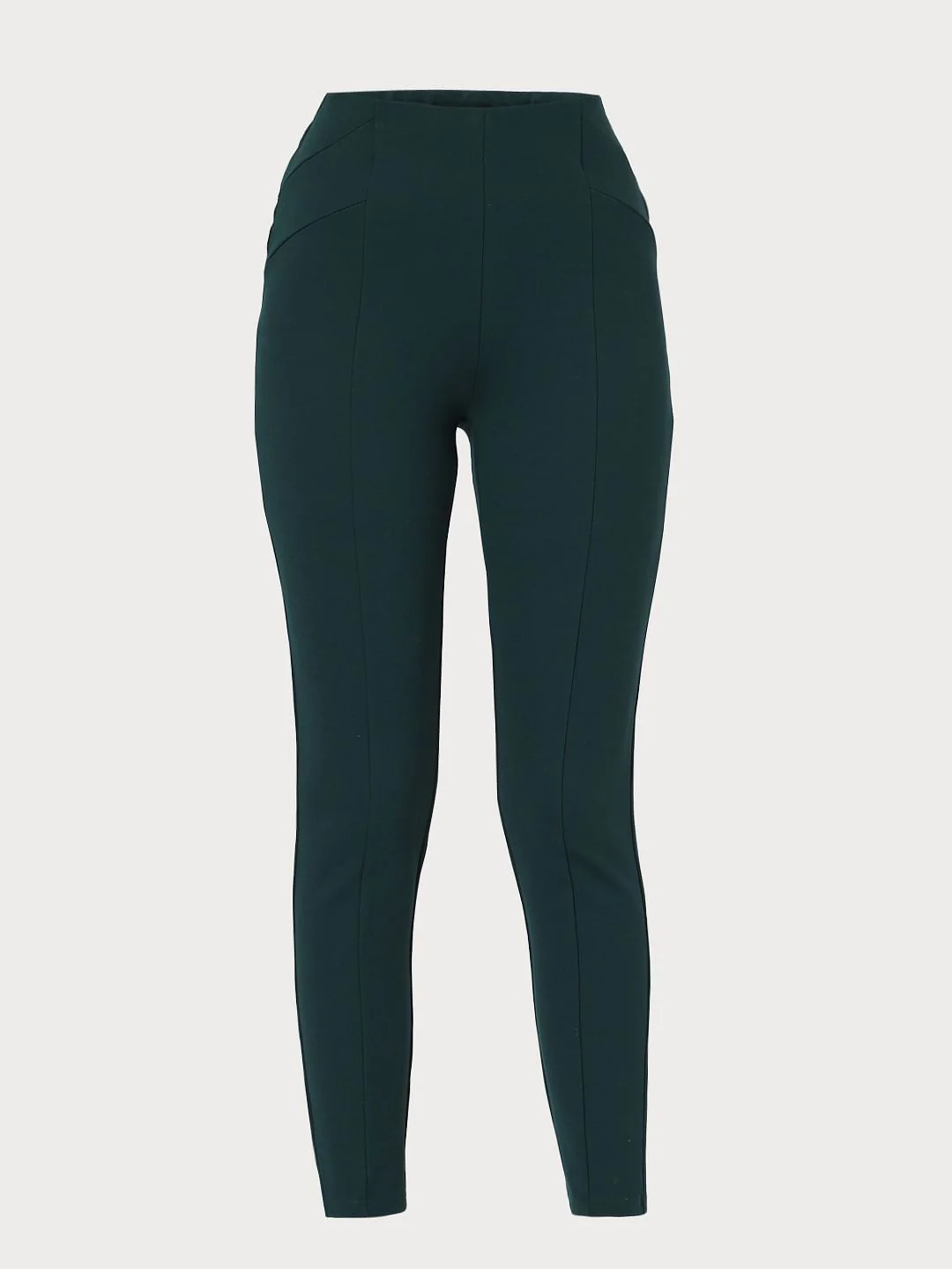 Green High Rise Skinny Fit Leggings - Image 7