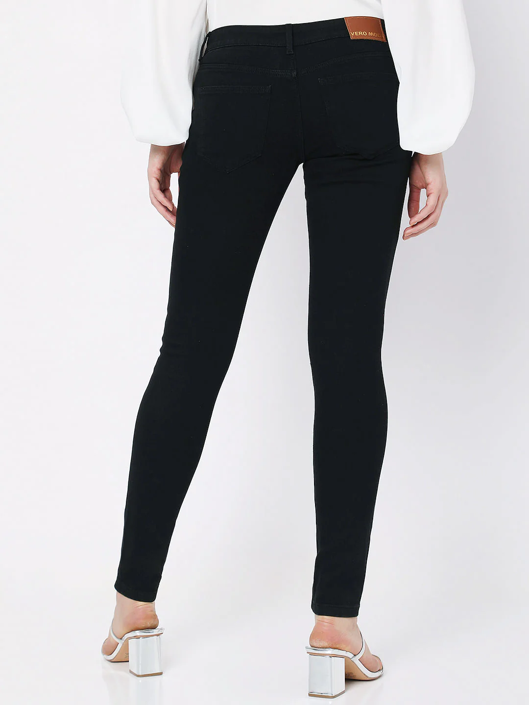 Black Low Rise Wendy Skinny Jeans - Image 3