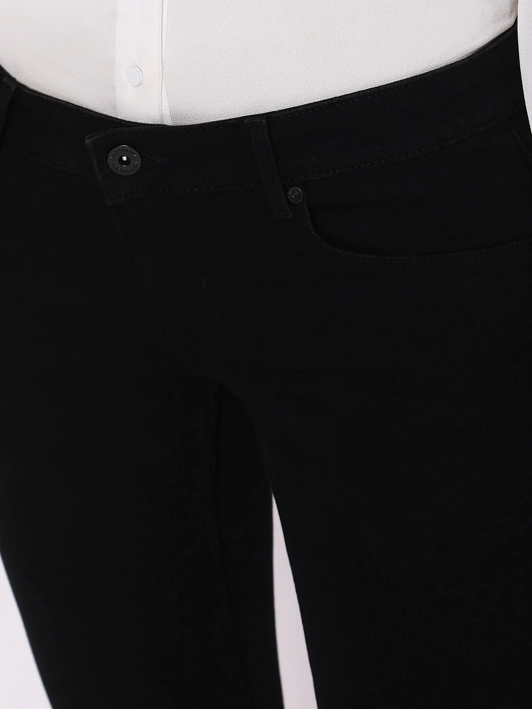 Black Low Rise Wendy Skinny Jeans - Image 4