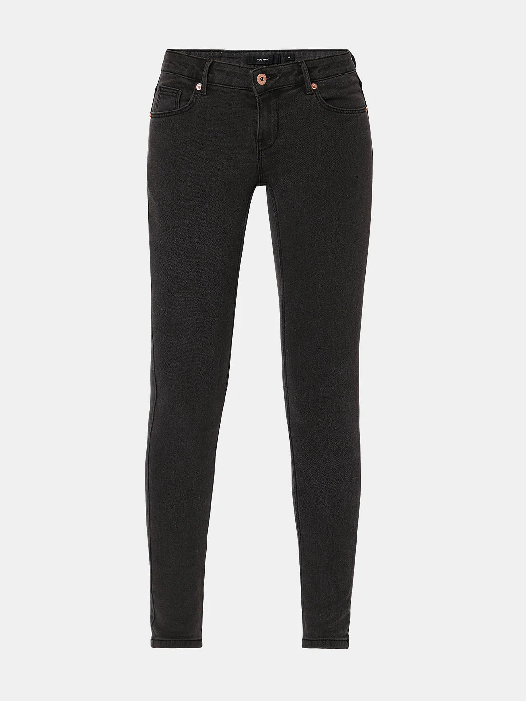 Grey Low Rise Wendy Skinny Jeans - Image 6