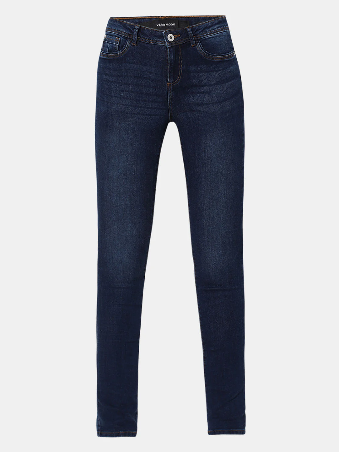 Blue Mid Rise Wendy Skinny Jeans - Image 6