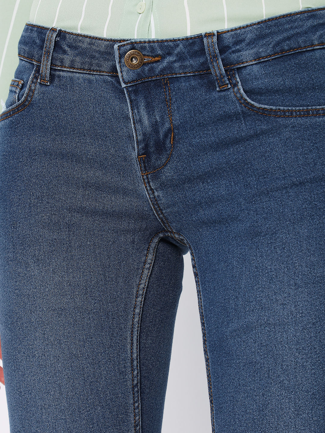 Blue Low Rise Wendy Skinny Jeans - Image 4