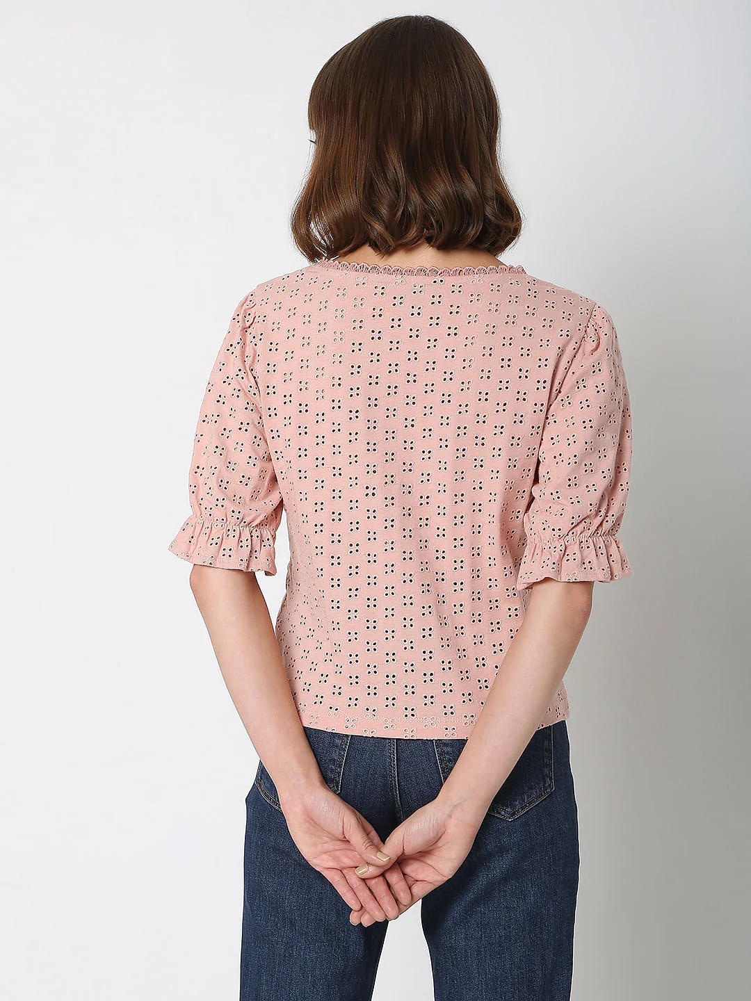 Pink Schiffli Top - Image 4