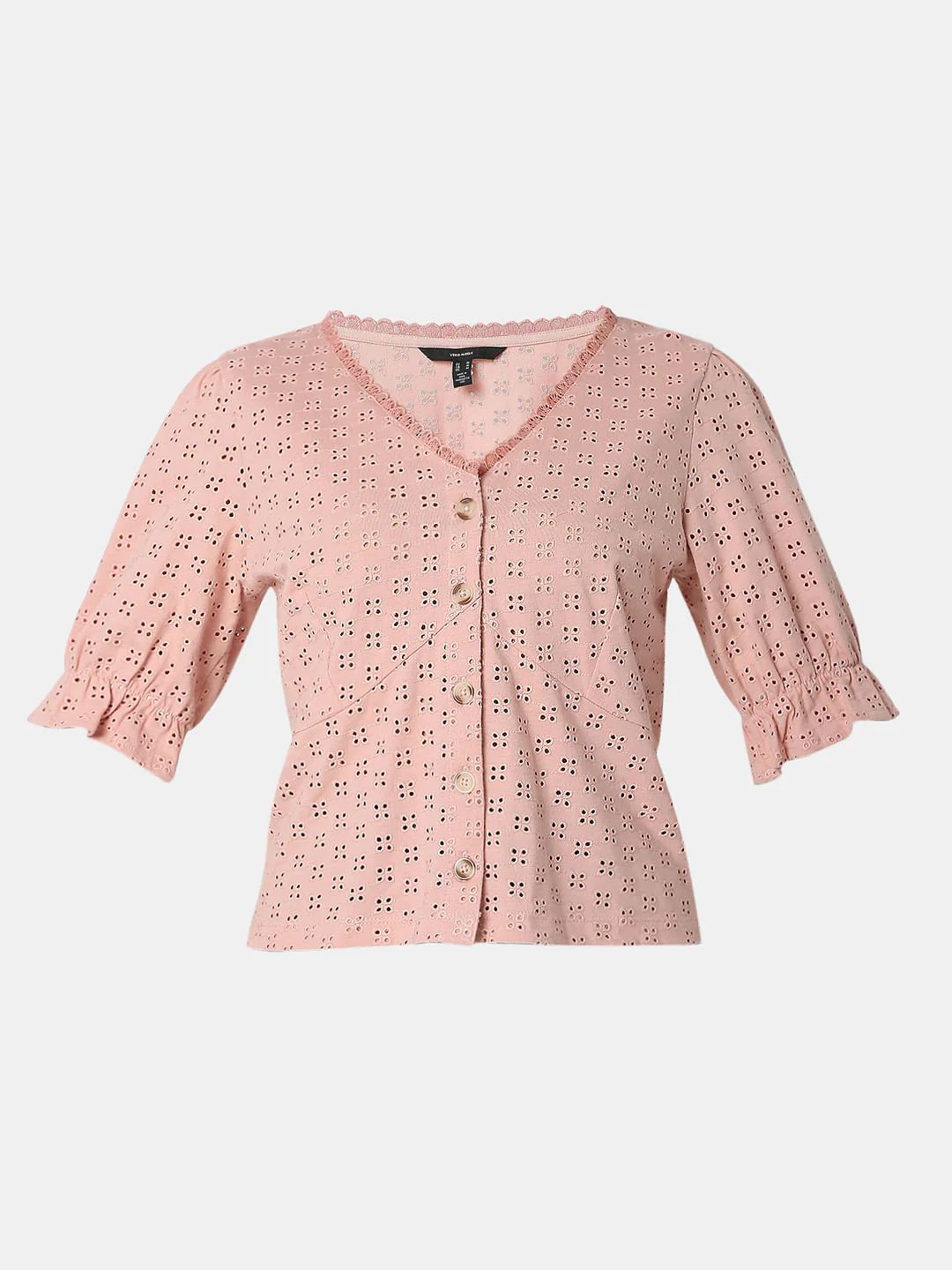 Pink Schiffli Top - Image 7