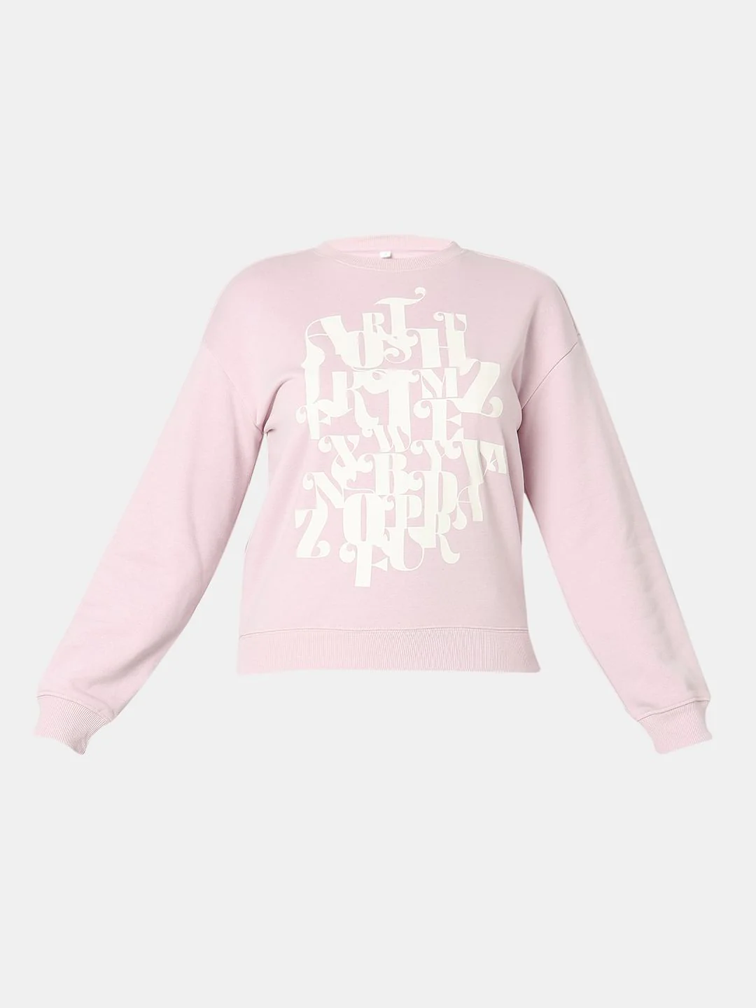 Orchid Pink Graphic Printed Sweatshirt - Image 7
