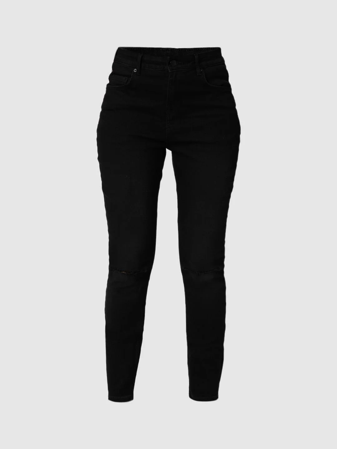 I.Scenery By Vero Moda Black High Rise Ripped Wendy Skinny Jeans - Image 7