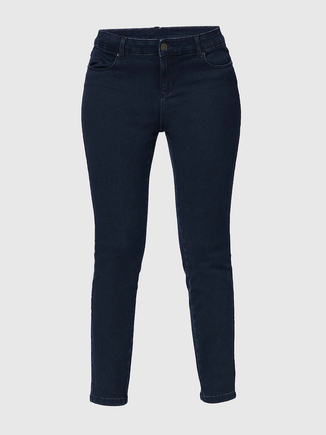 I.Scenery By Vero Moda Dark Blue Mid Rise Skinny Jeggings - Image 7