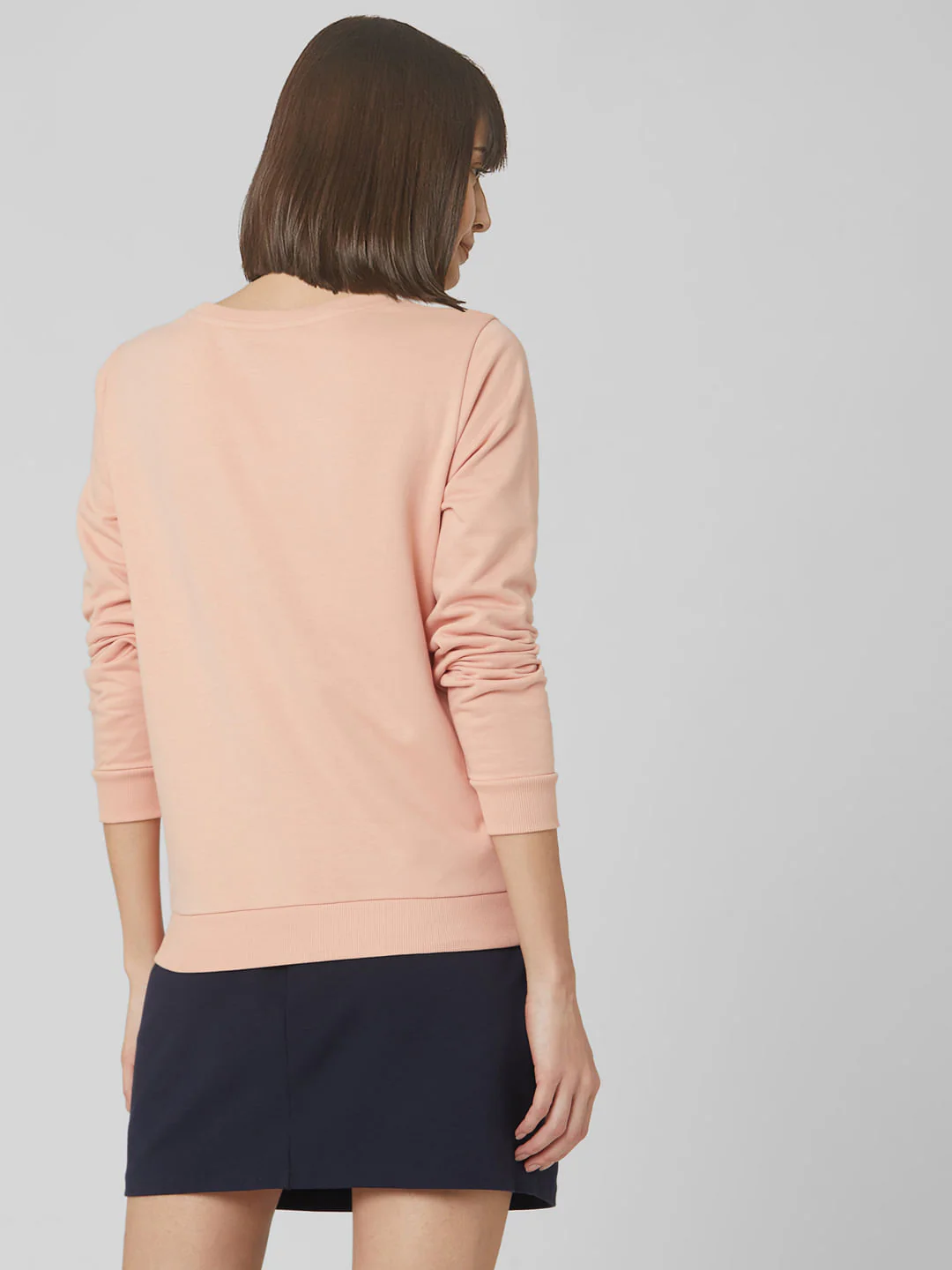 Pink Slogan Print Sweatshirt - Image 3