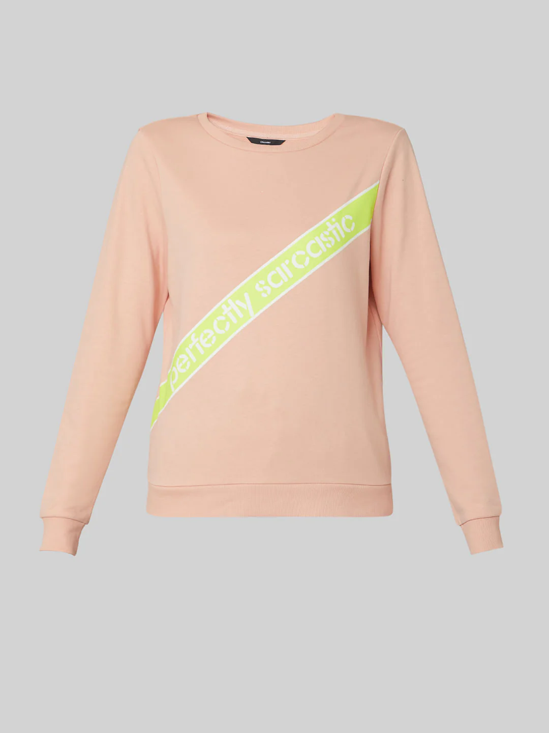 Pink Slogan Print Sweatshirt - Image 6