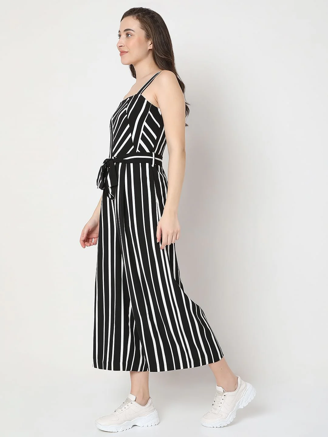 Black Striped Jumpsuit - Image 3