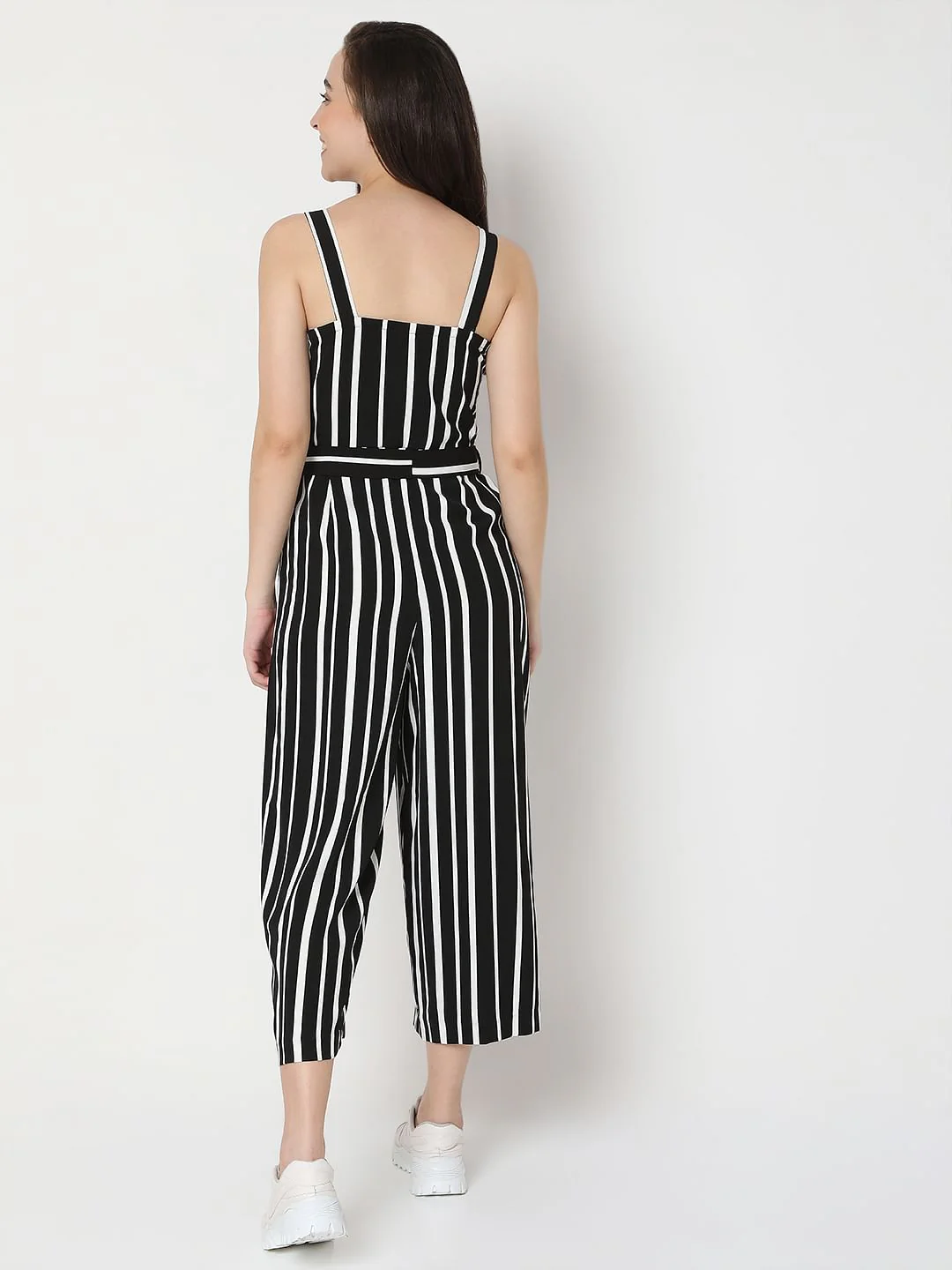 Black Striped Jumpsuit - Image 4