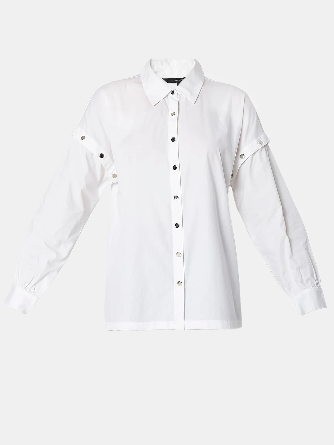 White Poplin Shirt - Image 7