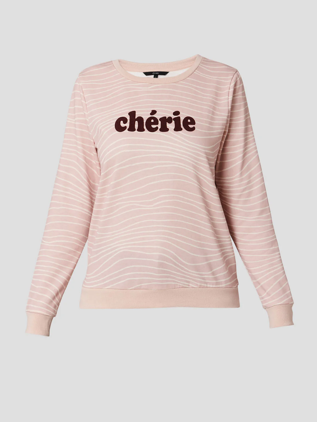 Pink Text Print Sweatshirt - Image 7
