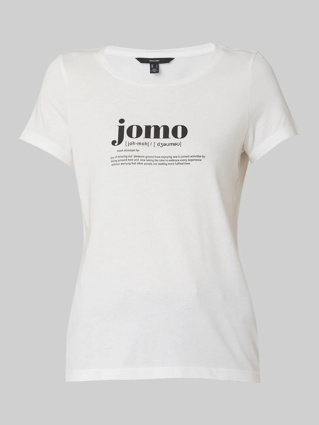 White Quote Print T-Shirt - Image 7