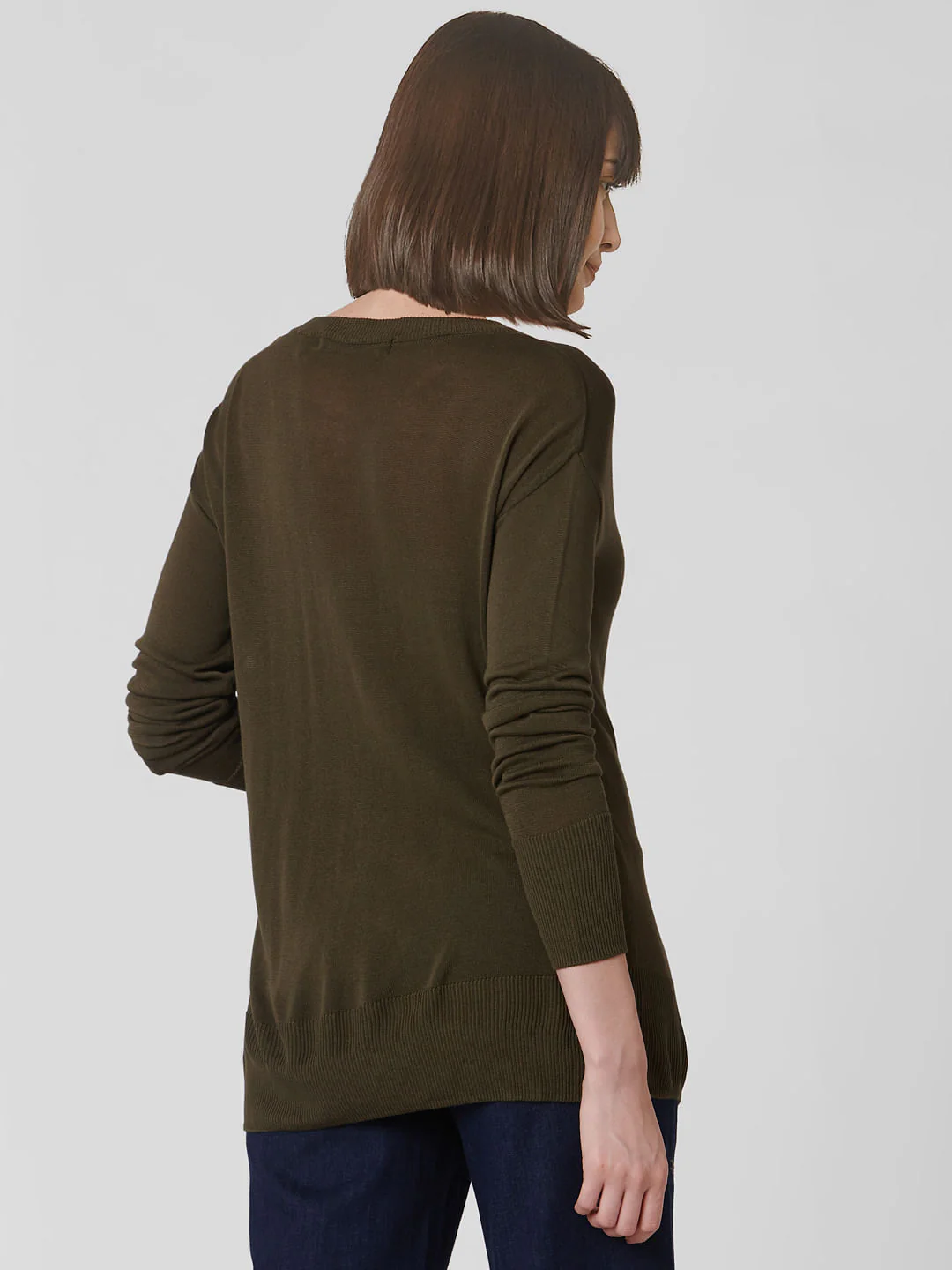 Green Full Sleeves Pullover - Image 3