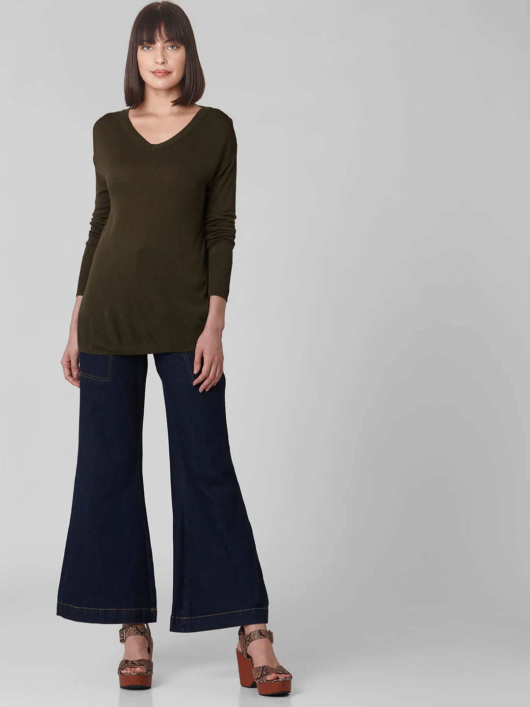 Green Full Sleeves Pullover - Image 4