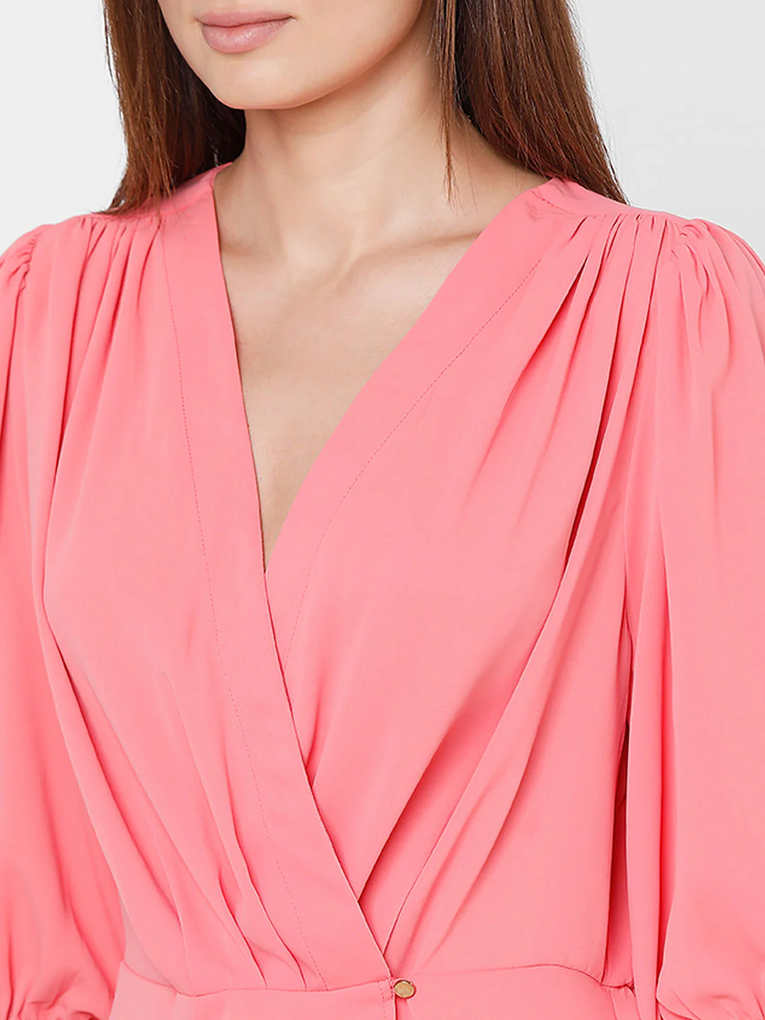 Pink Wrap Top - Image 6
