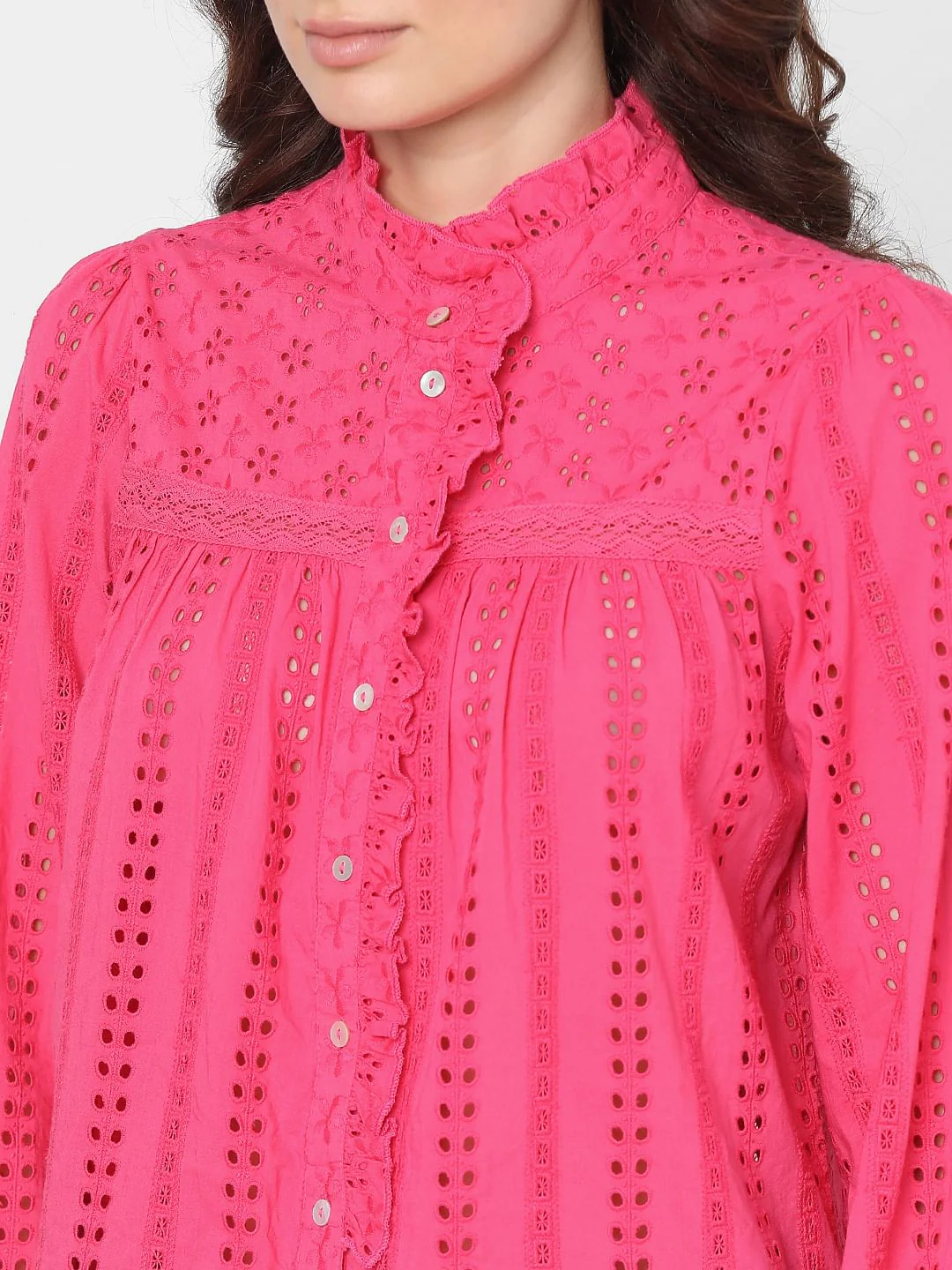 Pink Schiffli Shirt - Image 6